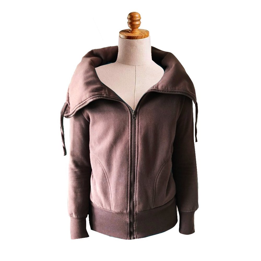 Urban Behavior Large Hoodie, Hoodie full zip, Extra Wide Collar Hoodie, cozy